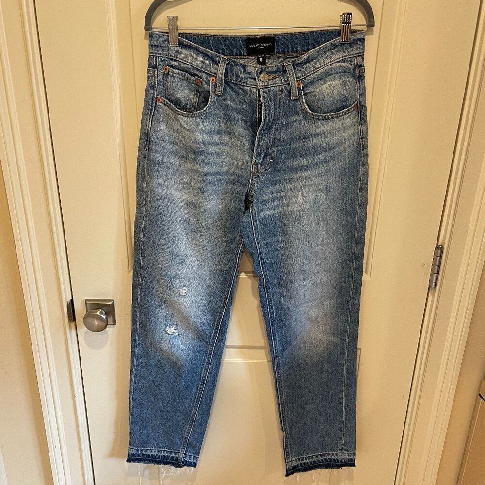 Lucky Brand "Boy" Mid Rise Relaxed Fit Jeans